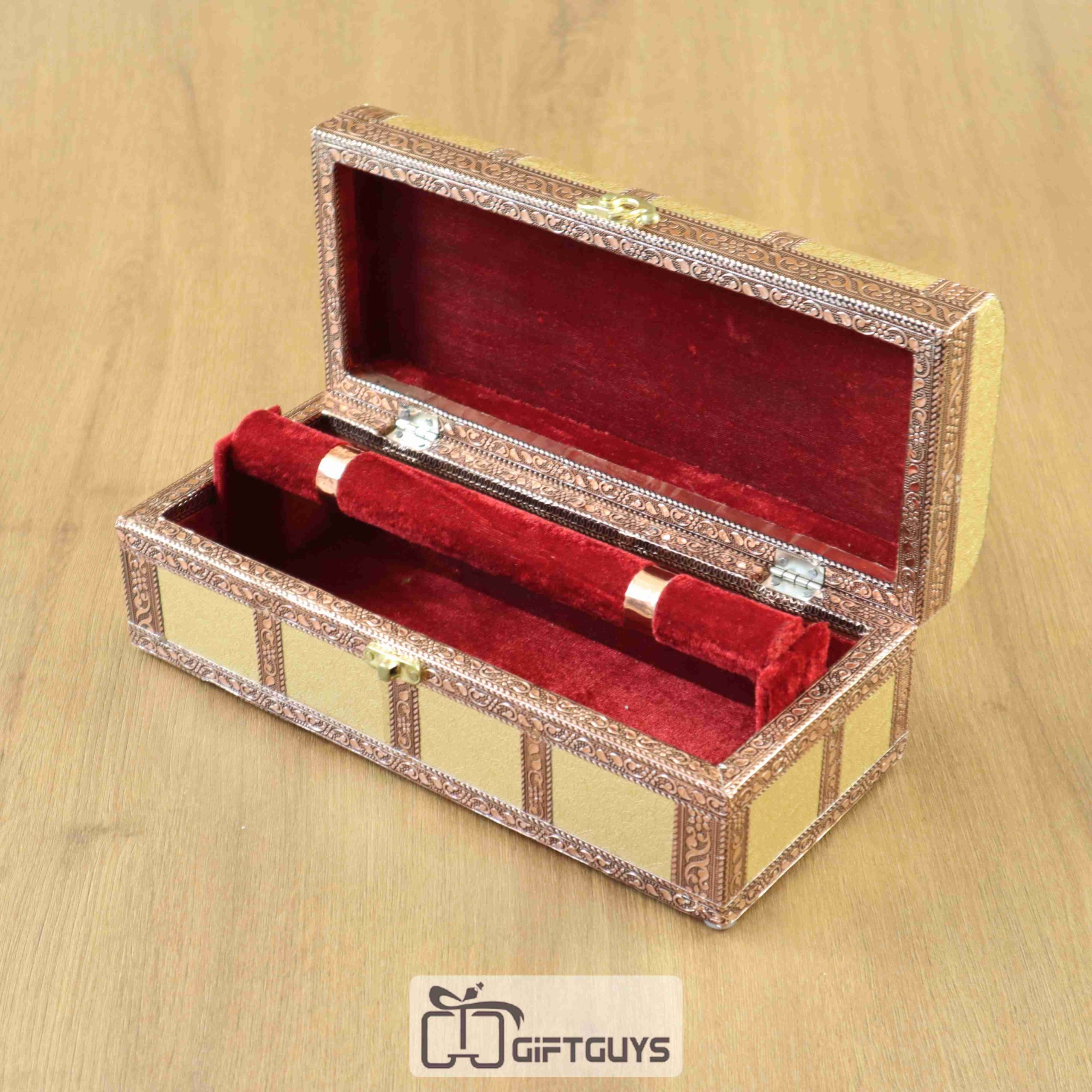 Wooden velvet Finished Jewellery (Bangle) Box