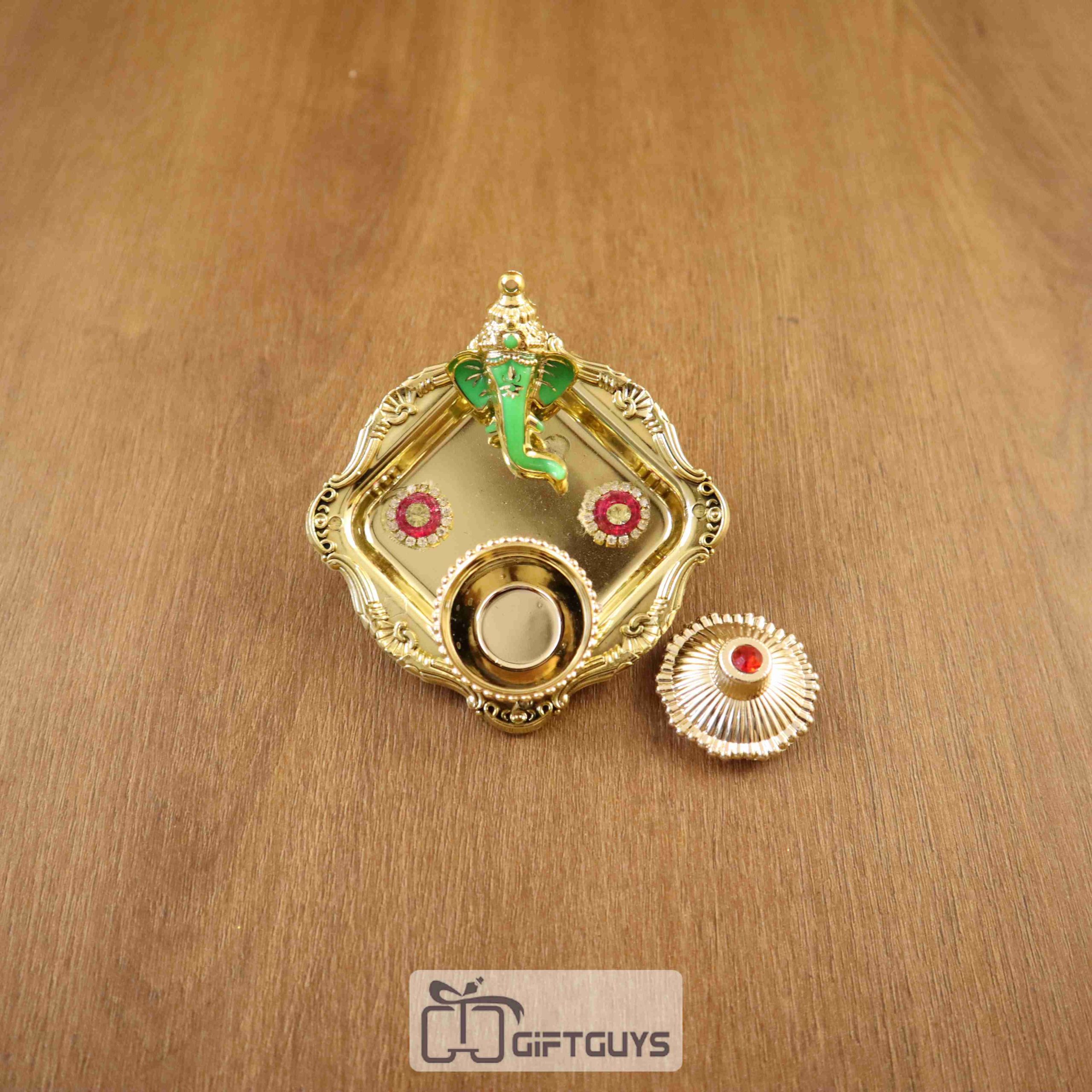 Ganpati Kumkum Box 3 X 3