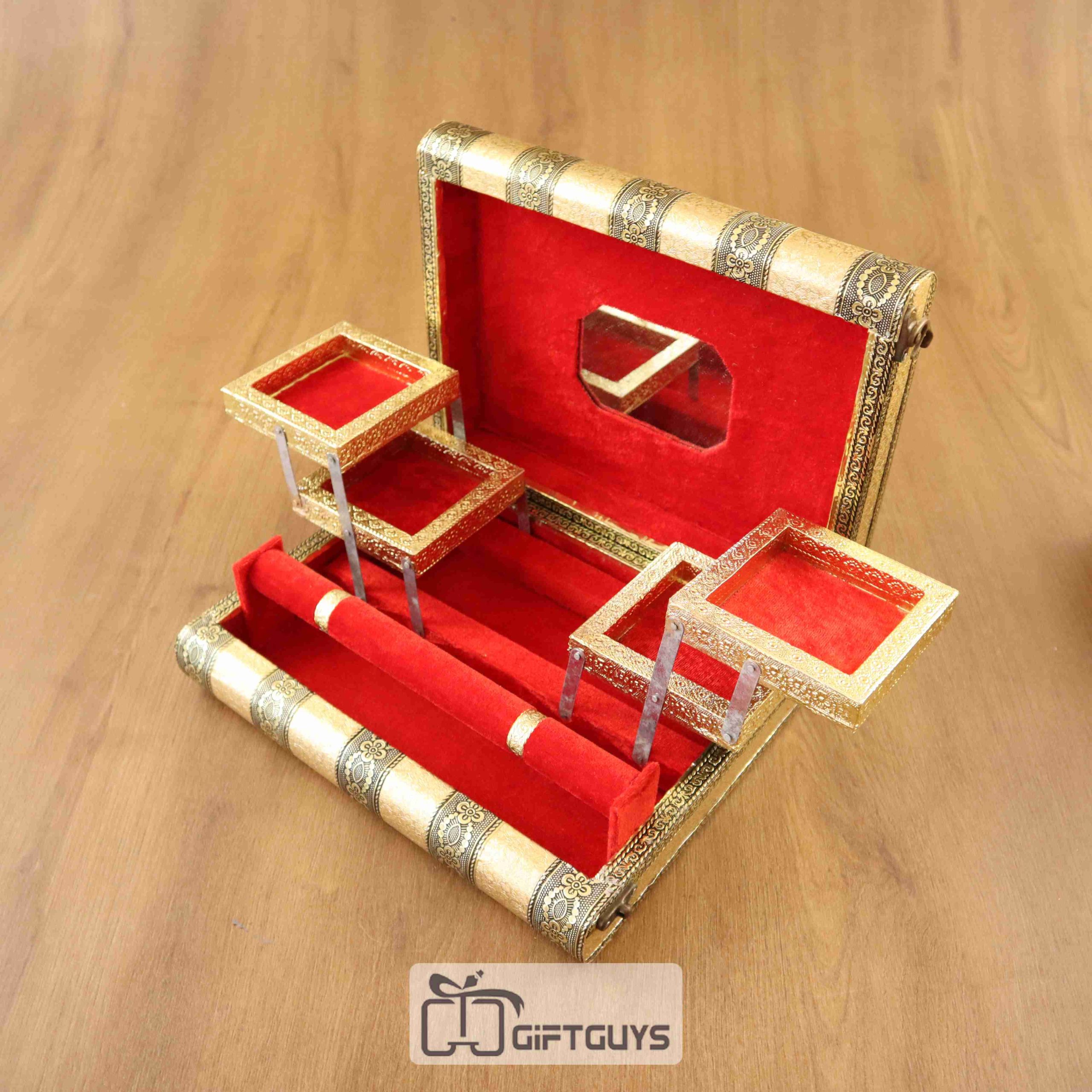 Wooden Oxidised Jwellery Box 11 X 8 inch