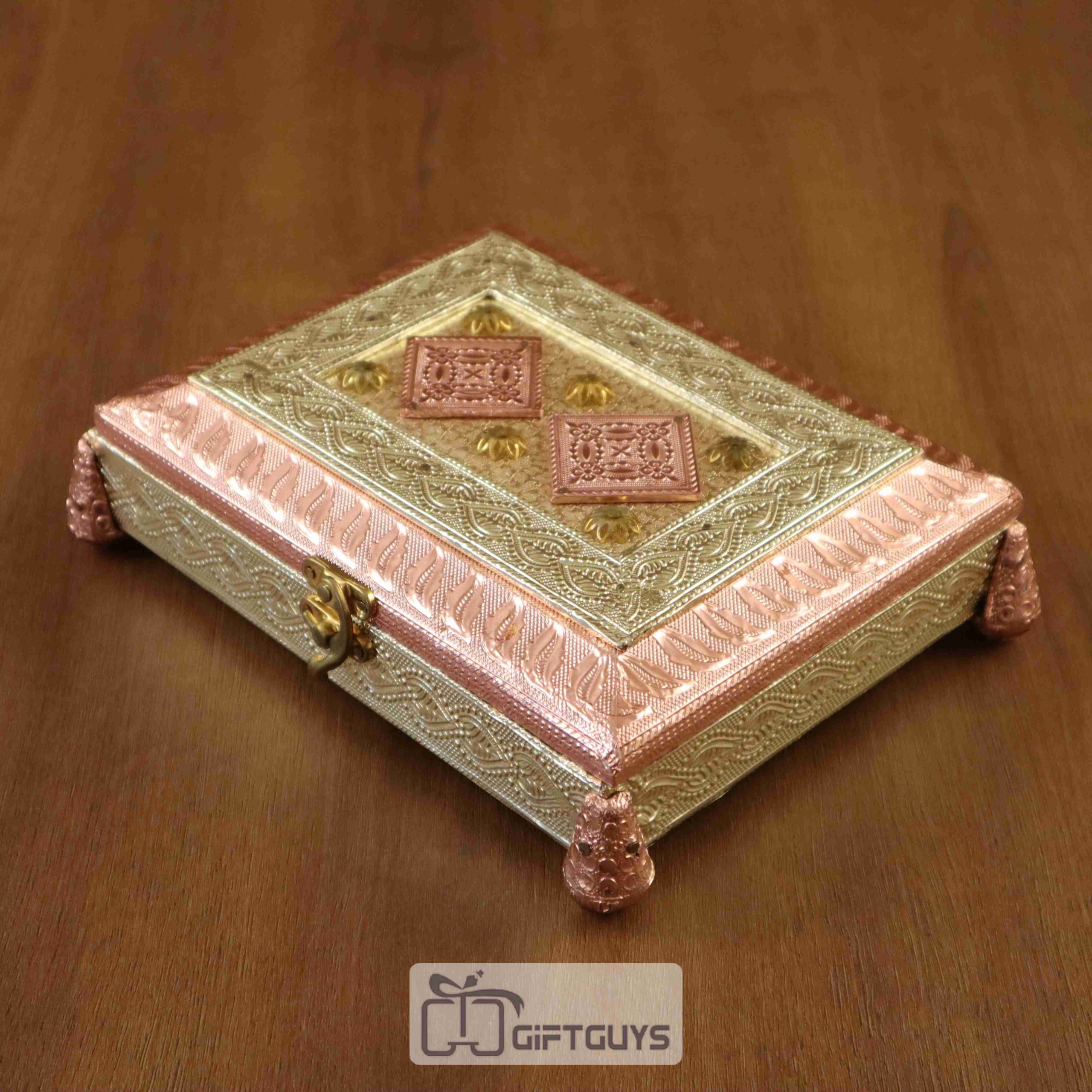 Gorgeous Crafted Wooden Dryfruit Box 9 X 7 inch