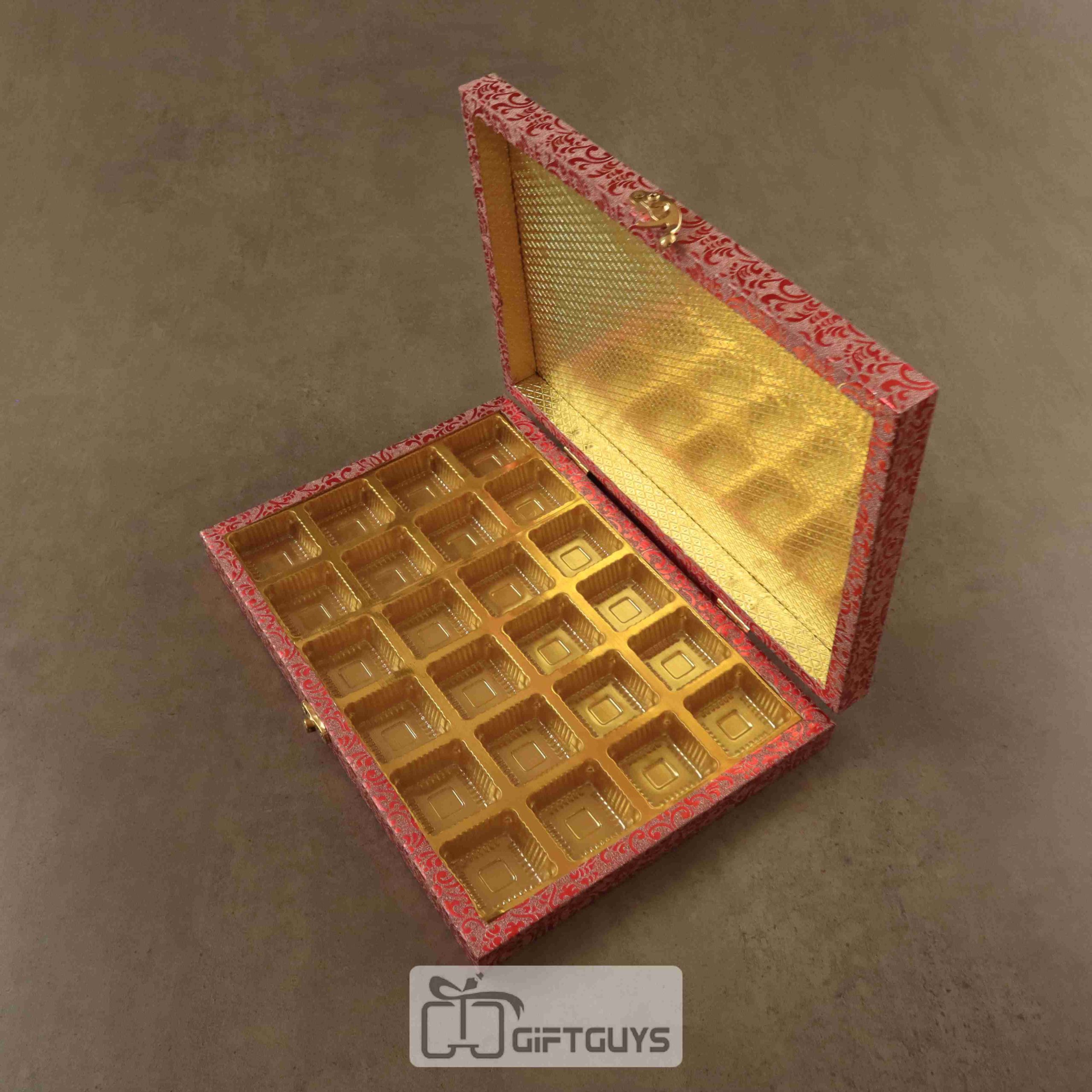 Red Chocolate Box 24 Cavity
