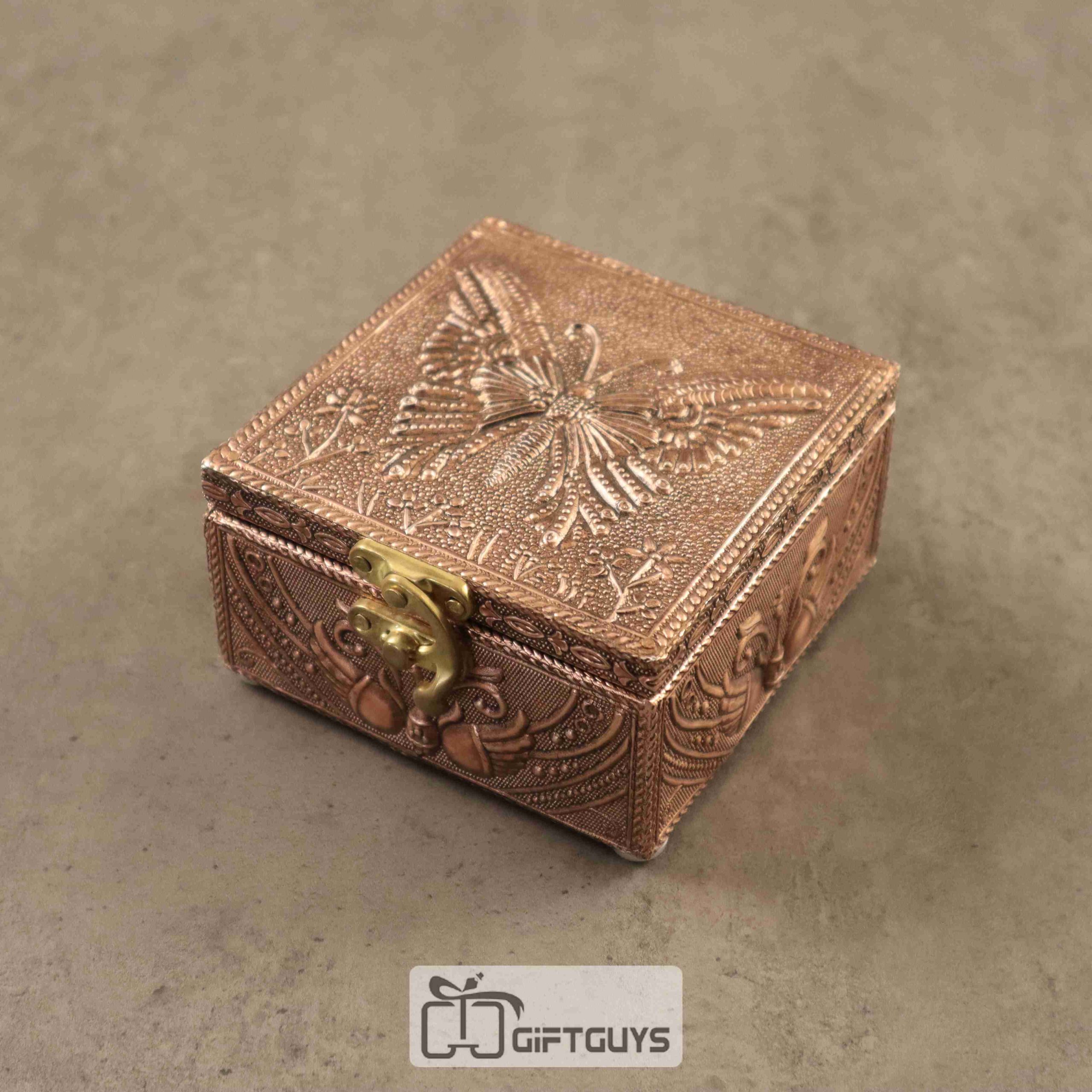 Wooden Antique Dry-fruit Gift box 4 X 4 inch