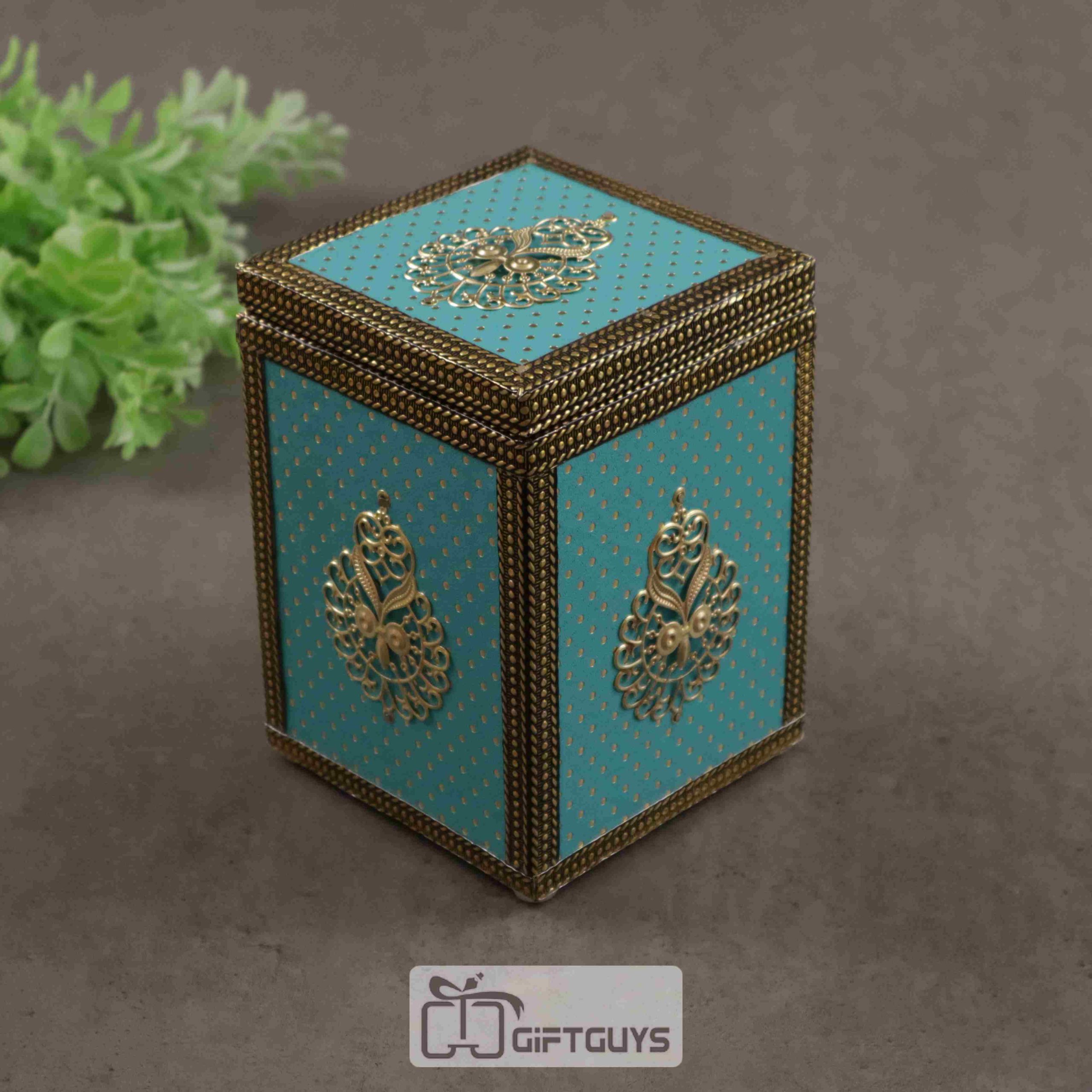 Decorative Designed Oxidised Dryfruit Box